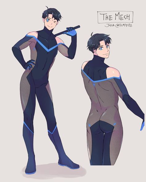 Male Bodysuit Drawing, Super Suit Designs Male, Batman Oc Male, Acrobat Outfit Male, Avengers Oc Male, Suggestive Outfits Drawing Male, Hero Outfits Male, Water Superhero Outfit, Male Hero Costume Design