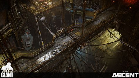 ArtStation - The Ascent: Waste Disposal, Rajmund Wegner Scifi Factory, Fantasy Builds, Apocalypse Landscape, Dark Heresy, Icewind Dale, Space Hulk, Underground City, Scale Model Building, Cyberpunk Rpg