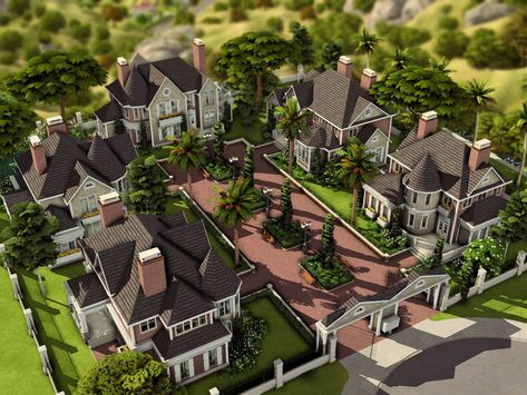 The Sims 4 Lots, Beach Mansion, Luxurious Homes, Sims 4 Family, Sims Packs, Sims 4 House Building, Sims 4 House Design, Casas The Sims 4, Sims Building