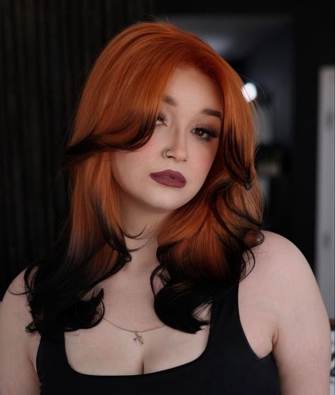 @artistic.aestheticss on instagram Fox Hair Dye, Witchy Hair, Red Hair With Highlights, Fox Hair, Side Bangs Hairstyles, Ginger Hair Color, Silver Hair Color, Copper Hair Color, Cut Her Hair