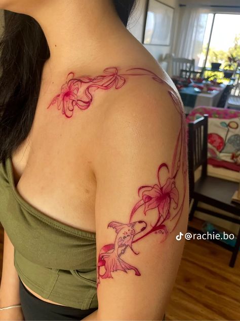 Tattoos Black Women, Orchid Tattoo, Tasteful Tattoos, Spine Tattoos For Women, Tattoos For Black Skin, Pretty Tattoos For Women, Dope Tattoos For Women, Cute Tattoos For Women, Discreet Tattoos