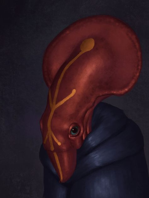 Shrimp Humanoid, Squid Alien, Vampire Squid, Octopus Squid, Alien Concept, Alien Concept Art, Fantasy Races, Character Ideas, Horror Art