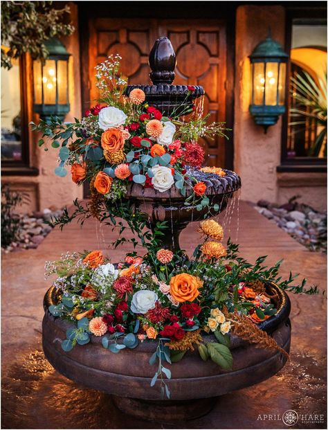 Colorado Autumn, Mexican Inspired Wedding, Mexican Themed Weddings, Hacienda Wedding, Outdoors Indoors, Nature Colors, Tafel Decor, Autumn Orange, Flowers And Greenery