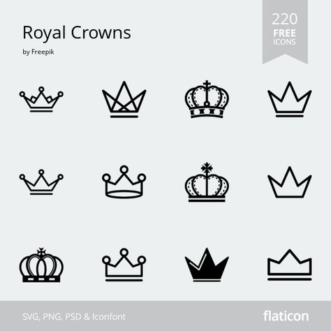 Royal Crowns Medieval Logo, Simple Crown Tattoo, Prince Illustration, Small Crown Tattoo, Gold Element, Pola Topi, Crown Tattoo Design, Queen Tattoo, Graphic Background