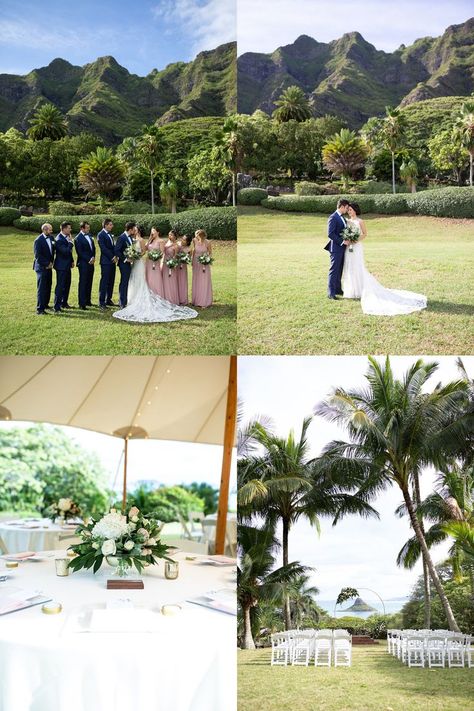 Queen Kapiolani Hotel, Kualoa Ranch Wedding, Paliku Gardens, Hawaii Wedding Photography, Kualoa Ranch, Oahu Wedding, Garden Set, Hawaii Wedding, Ranch Wedding