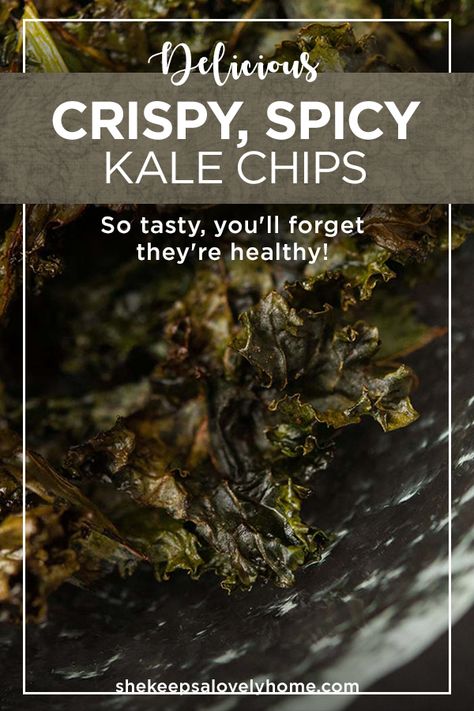 It can be tricky to get enough kale into your diet. But the great thing about these spicy kale chips is that they’re sooo good, and sooo easy to make that you’ll start wondering how much kale is TOO MUCH kale! #healthyeating #healthyrecipes #healthy Immune Broth, How To Store Kale, Kale Chips Recipe Baked, Homemade Kale Chips, Baked Kale Chips, Kale Chips Recipe, How To Make Kale, Kale Chips Baked, Baked Kale