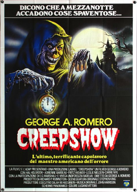 Creepshow #HorrorMovie #Horror80s #HorrorRetro Creepshow Comic, Creepshow Movie, George Romero, Italian Movie Posters, Film Horror, Sucker Punch, Fiction Movies, Horror Posters, Horror Movie Art