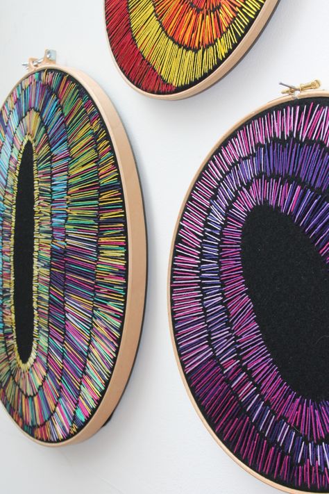 Modern Abstract Embroidery, Abstract Floral Embroidery, Felt Art Thread & Yarn, Textile Fiber Art, Modern Embroidery, Needle Arts, Embroidery Hoop Art, Stitching Art, 1 800