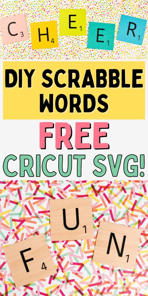 Free Cricut SVG files. Scrabble files SVG. Fun scrabble words. Scrabble Wall Decor, Diy Scrabble, Free Cricut Svg, Scrabble Words, 3 Letter Words, Scrabble Wall, Cricut Svg Files, Free Cricut, Scrabble Letters