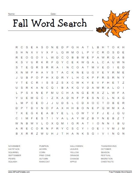 Harvest Word Search, October Word Search, Fall Puzzles Printables, Fall Word Search Free Printable, Fall Word Search For Kids, Thanksgiving Word Search Free Printable, Autumn Word Search, Word Search For Adults, Fall Word Search