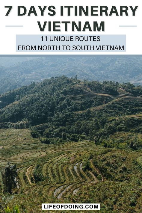 Vietnam Itenary, North Vietnam Itinerary, Vietnam Itinerary 1 Week, Things To Do In Vietnam, Central Vietnam, Vietnam Trip, Vietnam Itinerary, Thailand Trip, Vietnam Travel Guide