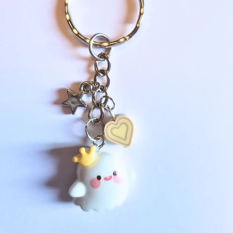 I know it's a little late but cute ghost keychains and phone charms are now up on my depop as well as etsy 🎉 They're all avaliable as either a keychain or phone charm (blue wizard phone charm is sold out) Link is in my bio ✨️ #ghosts #ghost #halloween #trickortreating #trickortreat #kawaii #cute #handmadebyme #handmade #handmadewithlove #keyrings #keychain #phonecharm #phoneaccessories #etsyseller #etsyfinds #etsy #etsysellersofinstagram #etsyshop #depopshop #depop #depopseller #pinterest ... Blue Wizard, Small Business Uk, Phone Charms, Ghost Halloween, Cute Ghost, Phone Charm, Women Supporting Women, Key Rings, Trick Or Treat