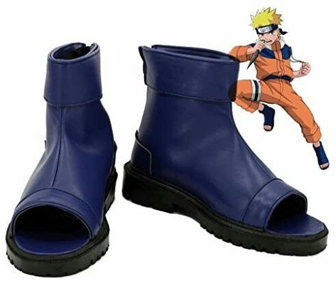 Ninja Cosplay, High Heel Wedges Platform, Naruto Shoes, Cosplay Armor, Naruto Cosplay, Uzumaki Naruto, Shoes Drawing, Anime Inspired Outfits, Blue Boots