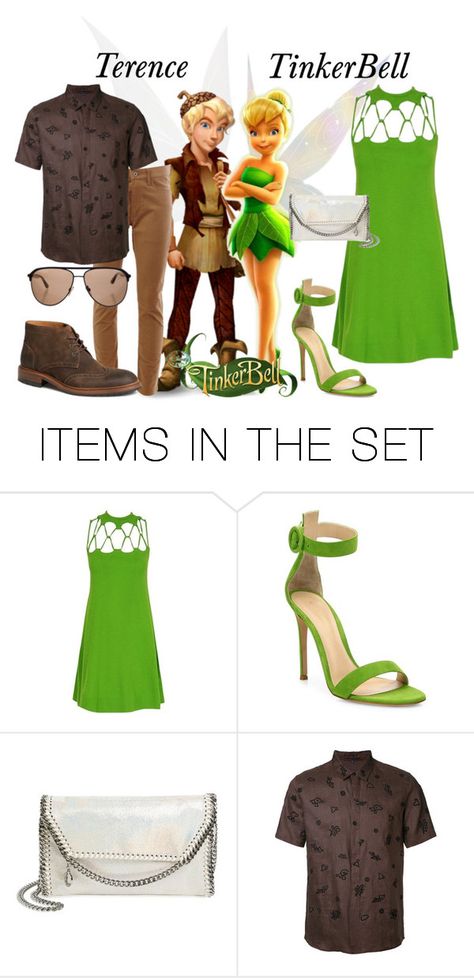 Tinkerbell And Terence Costume, Tinkerbell Disneybound, Tinkerbell And Terence, Tinkerbell Disney, Couple Costume, Disney Bounding, Disney Inspired Outfits, Disney Fairies, Up Costumes