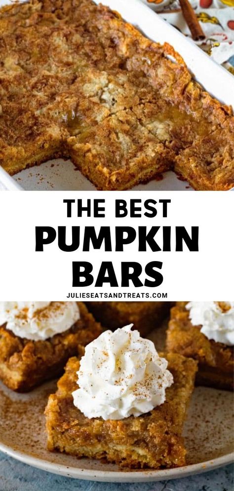 Pumpkin Pie Mix Desserts, Easy Pumpkin Bars Recipe, Desserts Using Pumpkin Pie Filling, Pumpkin Pie Filling Recipe Desserts, Pumpkin Pie Mix Recipes Canned, Pumpkin Pie Filling Uses, Best Pumpkin Bars, Pumpkin Dessert Bars, Healthy Pumpkin Bars