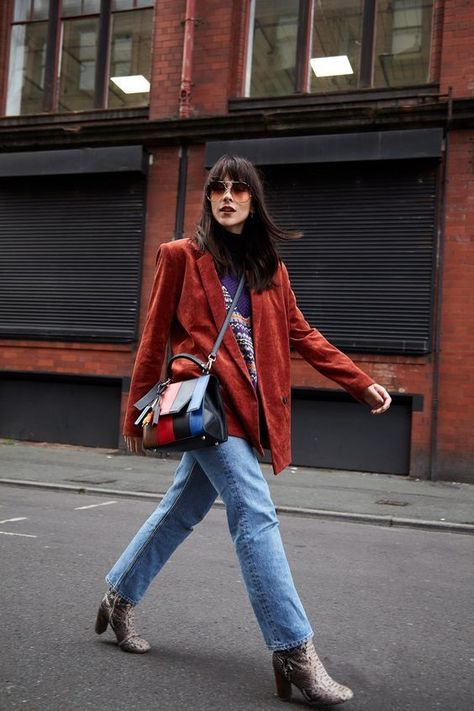 Red Blazer Outfit Casual, Blazer Outfits Casual Street Styles, Red Blazer Outfit, Megan Ellaby, I Failed, Blazer Outfit, Red Blazer, Blazer Outfits, Spice Girls