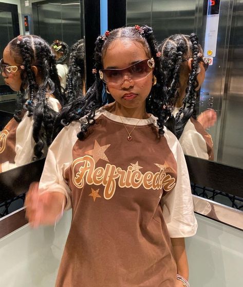 Coi Braids, Leray Braids, Coi Leray Braids, Coi Leray, Clothes Aesthetic, Braids For Short Hair, Cutie Pie, Hairstyles For School, Black Girls Hairstyles