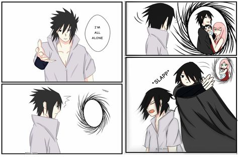 Sasusaku Shippuden, Sasusaku Fanart, Sasuke X Sakura, Naruto Funny Moments, Naruto And Sasuke Funny, Sasusaku Doujinshi, Sasuke Sakura Sarada, Sasuke Uchiha Sakura Haruno, Uchiha Family