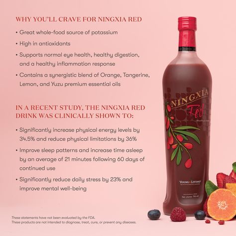 Ningxia Red, Red Drinks, Sleep Pattern, Food Source, Healthy Digestion, Improve Sleep, Eye Health, Energy Level, Mental Wellness