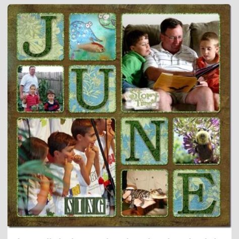 Scrapbook Scrapbook Layouts With Lots Of Photos, Scrapbook Page Layouts Ideas, Scrapbook Calendar, Mosaic Moments, Scrapbook Design, Creation Photo, Summer Scrapbook, Scrapbook Layout Sketches, Family Scrapbook