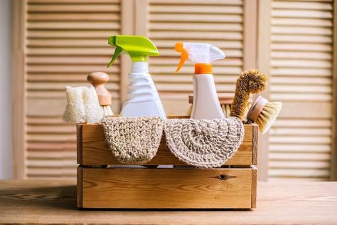 Make your space look and feel cleaner with these simple every day tasks. #cleaning #cleaninghacks #cleaningtips #laundrytips #marthastewart #naturalcleaning Mr Diy, Cleaning Supplies List, Clean House Schedule, Weekly Cleaning Schedule, Spring Cleaning Hacks, Weekly Cleaning, Professional Cleaners, Family Handyman, Household Chores