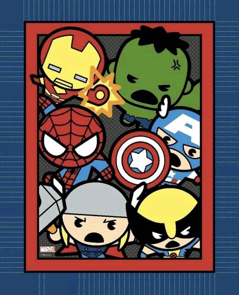 No Sew Fleece, Baby Marvel, Chibi Marvel, Avengers Cartoon, Baby Avengers, Avengers Party, Sewing Fleece, Karakter Disney, Avengers Wallpaper