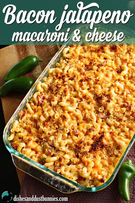 Bacon Jalapeno Mac And Cheese, Picnic Sides, Ham Mac And Cheese, Mac And Cheese With Bacon, Jalapeno Mac And Cheese, Smoked Mac And Cheese, Mac And Cheese Casserole, Homemade Mac And Cheese, Bacon Mac And Cheese