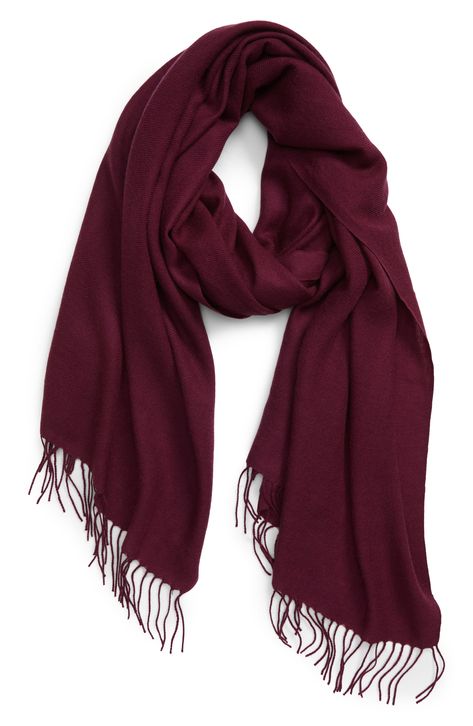 Women's Nordstrom Tissue Weight Wool & Cashmere Scarf, Size One Size - Pink Maroon Scarf, Code Clothes, Hogwarts Dr, Animal Crossing Qr Codes Clothes, Asymmetric Jacket, Year 7, Long Fringe, Mens Winter, Dress Pin