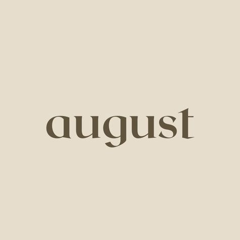 Calander Widgets, Cream Aesthetic Widget, Beige Widget Aesthetic, Month Widget, August Widget, Cream Widgets, Beige Widget, Brown Widget, Ipad Widgets