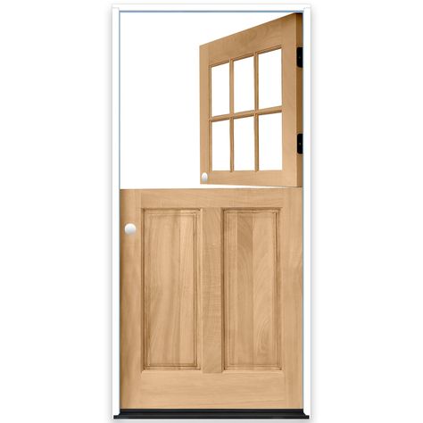 Oak front door