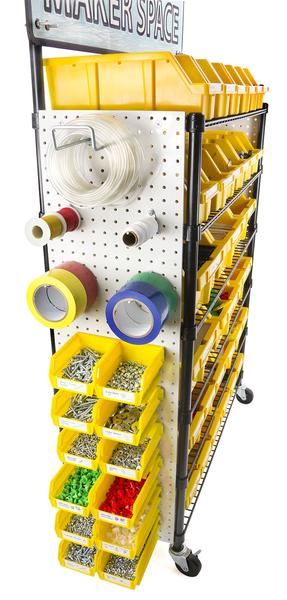 Maker Cart - The Ultimate STEM / STEAM / Maker Solution Makerspace Design, Makerspace Library, Daycare Business, Maker Labs, Starting A Daycare, Space Classroom, Steam Ideas, Stem Lab, Preschool Stem