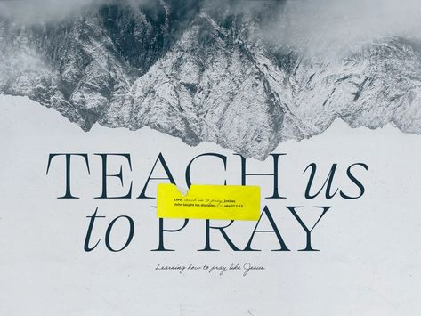 Teach Us To Pray Sermon Series by José R. Jiménez on Dribbble Church Stage Design Ideas Backdrops, Youth Sermons, Sermon Series Graphics, Sermon Graphics, Sermon Ideas, Pre Roll, Christian Graphic Design, Church Media Design, Faith Church