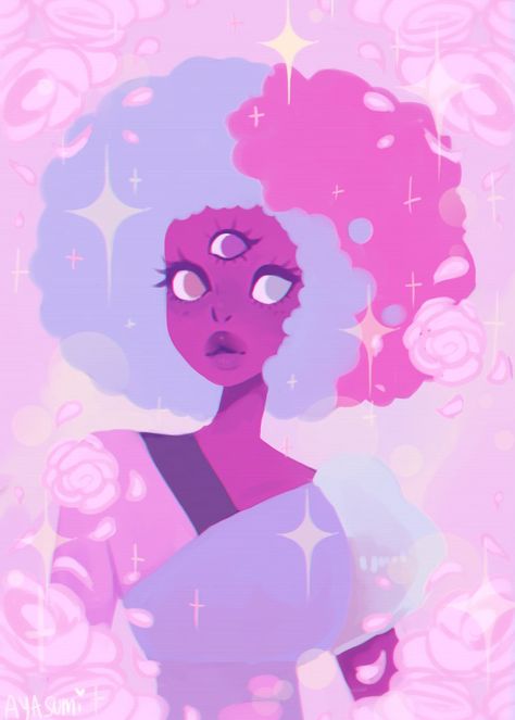 Steven Universe Garnet Fanart, Steven Universe Fusion Fanart, Steven Universe Painting, Garnet Pfp, Garnet Steven Universe Fanart, Garnet Fanart, Steven Universe Garnet, Garnet Steven Universe, Steven Universe Wallpaper