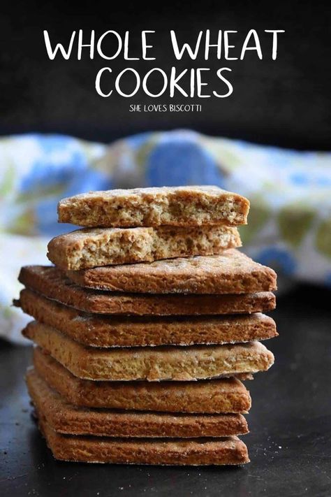 Italian Holiday Cookies, Whole Wheat Cookies, Whole Wheat Biscuits, Honey Breakfast, Breakfast Cookie, Breakfast Cookie Recipe, Lemon Cookies Recipes, Italian Cookie Recipes, Dairy Free Cookies