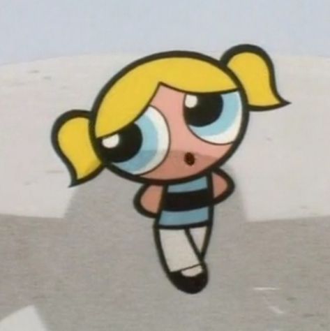 Powerpuff Girls Aesthetic Bubbles, Bubbles Powerpuff Mood, Powerpuff Girls Meme, Bubbles Icon, Bubbles Sticker, Powerpuff Bubbles, Power Puff Girls Bubbles, Powerpuff Girls Cartoon, Super Nana