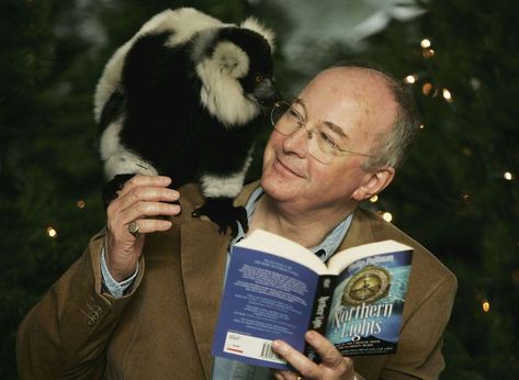 Philip Pullman with Dana Dark Materials, Philip Pullman, His Dark Materials, Book Stuff, Favorite Authors, Role Models, Authors, Writers, Google Search