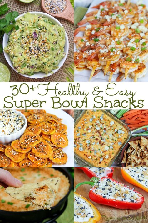 Healthy Superbowl Snacks Appetizers, Football Food Healthy, Healthy Super Bowl Snacks, Healthy Football Snacks, Superbowl Party Food Healthy, Vegetarian Super Bowl, Gameday Snacks, Healthy Super Bowl, Easy Super Bowl