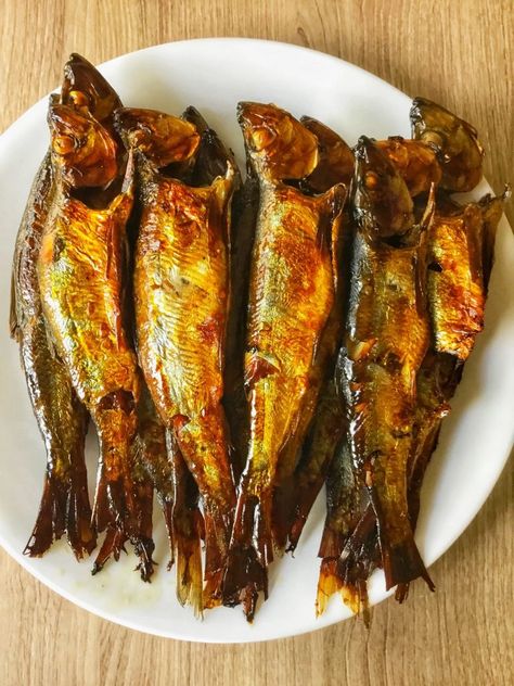 Quiapo Church, Our Lady Of Loreto, Smoked Fish Recipe, Oven Salmon, Baking Prints, Mackerel Fish, Smoked Mackerel, Filipino Recipe, Filipino Cuisine