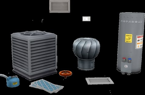 Sims 4 Cc Ac Unit, Sims 4 Cc Thermostat, Thermostat Sims 4 Cc, Sims 4 Air Conditioner, Sims 4 Thermostat Cc, Shein Wishlist, Air Conditioner Units, Cc Furniture, Floor Vents