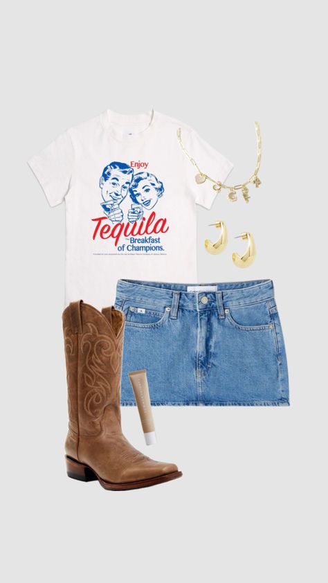 simple country concert outfit! Country Concert Outfit No Boots, Simple Country Concert Outfit, Cowboy Fits, Country Thunder Outfits, Country Concert Fits, Zach Bryan Concert Outfit, Concert Jeans, Morgan Wallen Concert Outfit, Country Festival Outfit