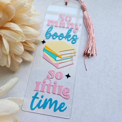 Who loves bookmarks?!! . . . This is one of my mew favorite Cricut designs. I will have 4 available for our March 15th drop! #8thandroseco #acrylicblanks #bookmark #cricutjoy #booklovers #comingsoon #smallbusinessowners #etsyshop Bookmark Ideas Cricut, Cricut Bookmark Ideas, Bookmark Cricut, Bookmarks Cricut, Cricut Bookmarks, Acrylic Bookmarks, Chain Ideas, Bookmark Ideas, Christmas Craft Fair