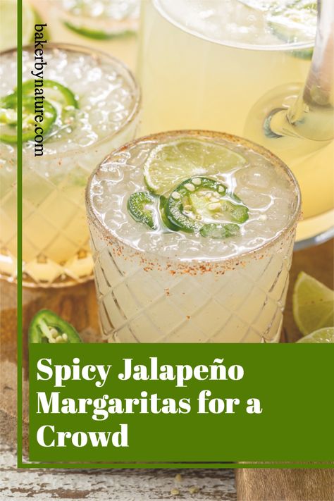 Jalapeno Margarita Recipe Pitcher, Big Batch Spicy Margarita Recipe, Spicy Margarita Recipe Pitcher, Bulk Margarita Recipe, Large Batch Margarita Recipe, Sopranos Party, Margaritas For A Crowd, Mango Jalapeno Margarita, Pitcher Margarita Recipe