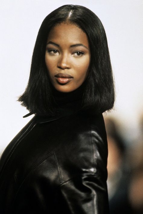 Naomi Campbell 90s, Black Supermodels, 90s Makeup Look, Models 90s, 90s Model, 90s Supermodels, 90s Models, Model Aesthetic, Looks Black