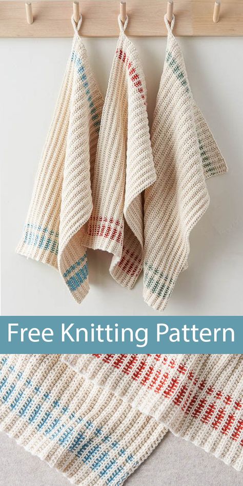 Dish Towels Knitted Free Pattern, Dish Rag Knitting Pattern, Straight Needles Knitting Patterns, Knit Cotton Pattern, Crochet Kitchen Cloth, Knitting Towels Free Pattern, Knit Gift Patterns, Knitted Towels Free Pattern, Knit Dishtowel Pattern Free