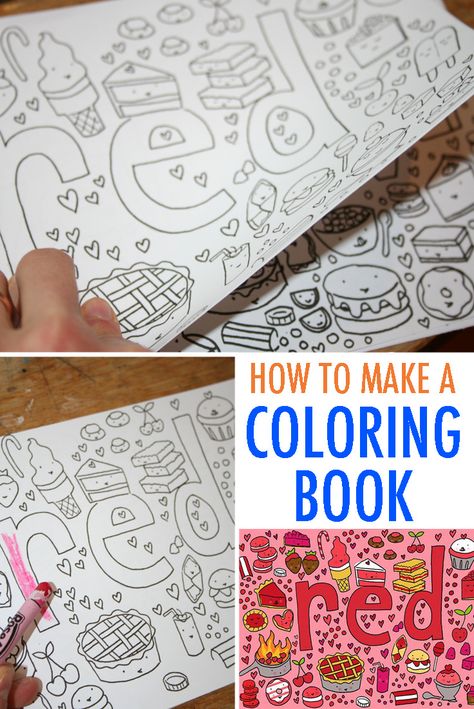 Fun for Kids and Adults: How to Make Coloring Book Pages Make A Coloring Book, Diy Coloring Books, Personalized Coloring Book, Inkscape Tutorials, Scooby Snacks, Pokemon Coloring, Printable Coloring Book, Kids Coloring Books, Diy Book