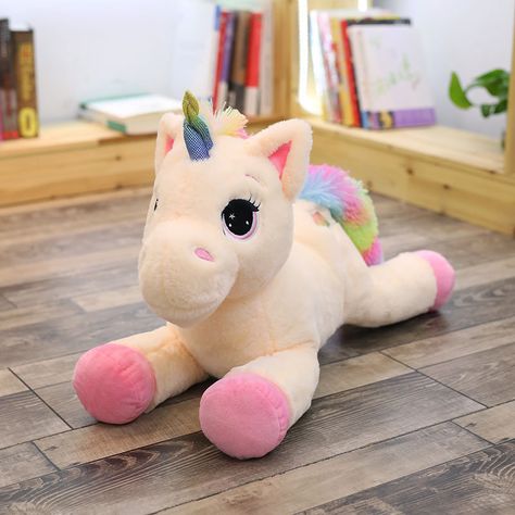 Old Teddy Bears, Unicorn Stuffed Animal, Unicorn Pillow, Baby Stuffed Animals, Unicorn Doll, Baby Birthday Gifts, Cartoon Unicorn, Cartoon Gift, Unicorn Toys