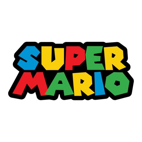 Free download Super Mario logo Super Mario Free, Super Mario Logo, Mario Logo, Happy Birthday B, Super Mario Bros Party, Mario Bros Party, Inspiration Logo Design, Super Mario Art, Mario Art