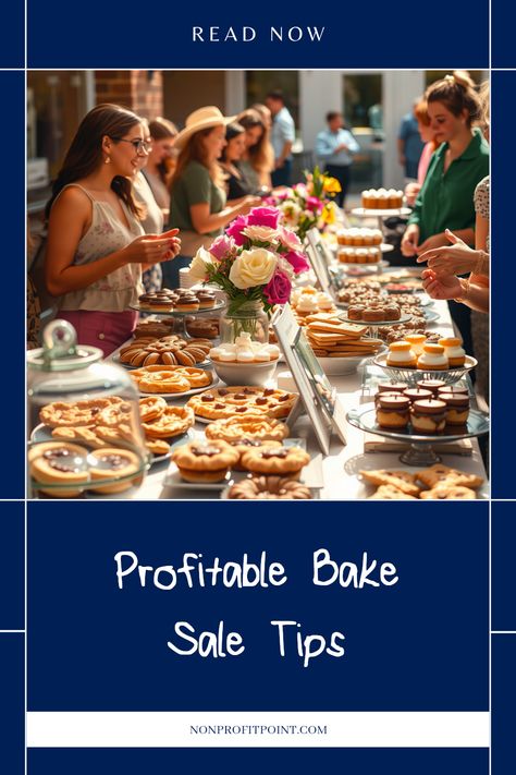 Want to run a successful and profitable bake sale? This easy step-by-step guide lays it all out for you! Learn how to plan, organize, and attract customers to your bake sale. From picking the best baked goods to setting prices, we've got you covered. Discover fun ideas for promotion and innovative baking suggestions to boost your fundraising success. Let’s make your bake sale a delightful experience that brings in money for your cause! Food Sale Ideas Fundraiser, Bake Sale Wrapping Ideas, Bake Sale Pricing Guide, Bake Sale Pricing, Fundraising Bake Sale Ideas, Bake Sales Ideas Fundraiser, Easy Bake Sale Recipes, Bake Sale Treats Fundraiser Easy, Bake Sale Ideas Fundraiser