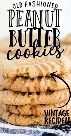 Old Fashioned Peanut Butter Cookies, Peanut Butter Cookies Easy, Chewy Peanut Butter Cookie Recipe, Cookies Peanut Butter, Homemade Peanut Butter Cookies, Butter Cookies Easy, Best Peanut Butter Cookies, Classic Peanut Butter Cookies, Easy Peanut Butter Cookies