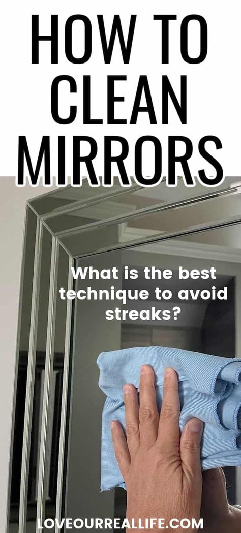 Best Mirror Cleaner, How To Clean Bathroom Mirrors, Streak Free Mirror Cleaner, Homemade Mirror Cleaner, How To Clean A Mirror Without Streaks, Mirror Cleaner Diy, Cleaning Mirrors Best Way To, Best Way To Clean Mirrors, How To Clean Mirrors Streak Free